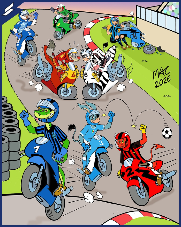 意甲本轮多场激战，米兰延续强势表现|AC米兰|意大利足球甲级联赛|意大利足球|卡通版|足球_新浪体育_新浪新闻